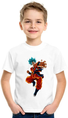 Moody Looks Boys & Girls Printed Polycotton Regular T Shirt(White, Pack of 1)