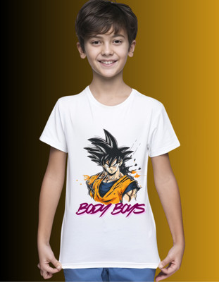 TDFASHION Baby Boys & Baby Girls Printed Polyester Regular T Shirt(White, Pack of 1)