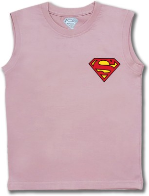 MINUTE MIRTH Baby Boys Printed Pure Cotton T Shirt(Pink, Pack of 1)