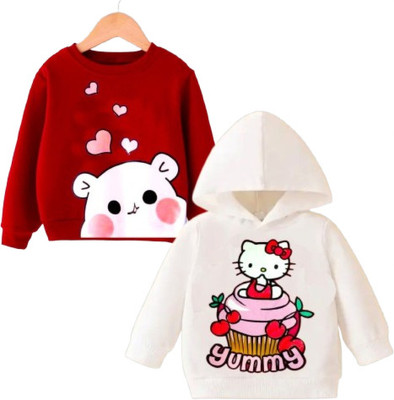 Tamanashorts Baby Boys & Baby Girls Graphic Print Cotton Blend Regular T Shirt(Maroon, Pack of 2)