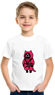 SNIFFY Baby Boys & Baby Girls Printed Polyester Regular T Shirt(White, Pack of 1)