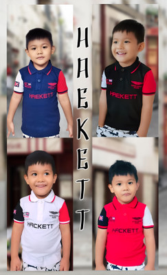 PY PINKYOU Baby Boys & Baby Girls Printed Cotton Blend Regular T Shirt(Multicolor, Pack of 4)