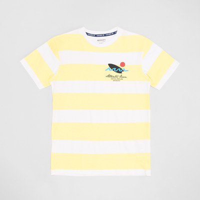 Pantaloons Junior Boys Colorblock Cotton Blend Regular T Shirt(Yellow, Pack of 1)