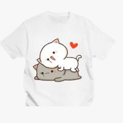 SST fashion Boys Printed Pure Cotton Regular T Shirt(White, Pack of 1)