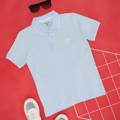 Pantaloons Junior Boys Graphic Print Pure Cotton Regular T Shirt(Grey, Pack of 1)