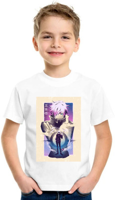 Shubham designer gallery Baby Boys & Baby Girls Printed Polyester Regular T Shirt(White, Pack of 1)