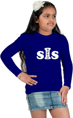 CHOMMBOOKA TRENDING Boys & Girls Typography Cotton Blend Regular T Shirt(Blue, Pack of 1)