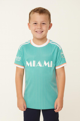 teky Boys & Girls Printed Polyester Regular T Shirt(Blue, Pack of 1)