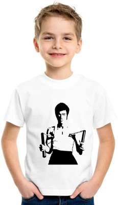 Solo Gift Baby Boys & Baby Girls Printed Polyester Regular T Shirt(White, Pack of 1)