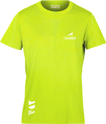 CAZO Boys & Girls Solid Polycotton Regular T Shirt(Light Green, Pack of 1)