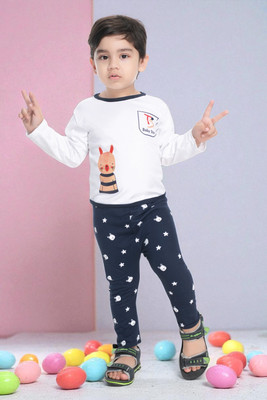 new gen Boys Printed Pure Cotton Regular T Shirt(Multicolor, Pack of 1)