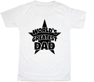 MR LOOTERA Boys Typography, Printed Pure Cotton Regular T Shirt(White, Pack of 1)
