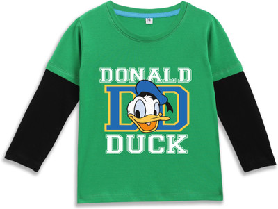 RSL Baby Boys Self Design Cotton Blend Regular T Shirt(Green, Pack of 1)