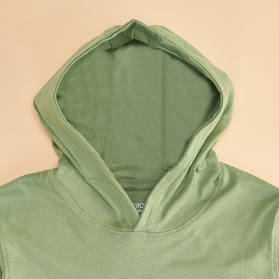 Pantaloons Junior Boys Printed Pure Cotton Regular T Shirt(Green, Pack of 1)