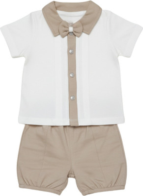 TBM Baby Boys Casual T-shirt Shorts(KHAKI)