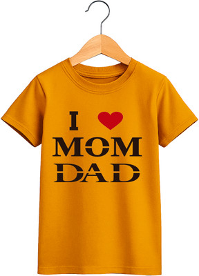 ORANGEMOON Boys & Girls Printed Polyester Regular T Shirt(White, Pack of 1)