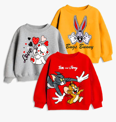 Tamanashorts Baby Boys & Baby Girls Printed Pure Cotton Regular T Shirt(Red, Pack of 3)