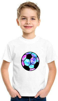 Shubham designer gallery Baby Boys & Baby Girls Graphic Print Cotton Blend Regular T Shirt(White, Pack of 1)