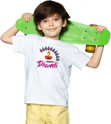 VTSport Boys Printed Polyester Oversized T Shirt(White, Pack of 1)