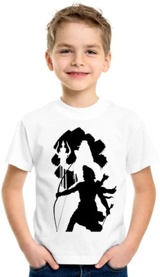 Kid's Yuga Baby Boys & Baby Girls Printed Polyester Regular T Shirt(White, Pack of 1)