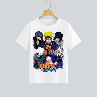 SAGASTYL Boys & Girls Printed Polycotton Regular T Shirt(Yellow, Pack of 1)