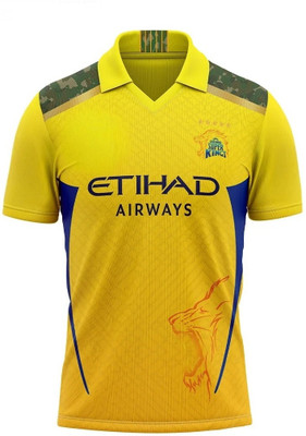 Smv Boys & Girls Printed Polyester Regular T Shirt(Yellow, Pack of 1)