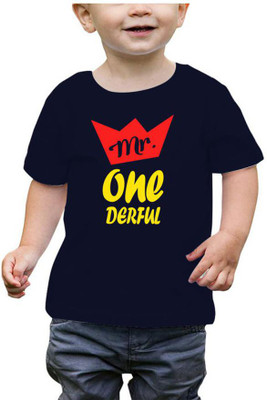 RAINBOTEES Baby Boys Printed Pure Cotton Regular T Shirt(Multicolor, Pack of 1)