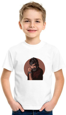 Shubham designer gallery Baby Boys Graphic Print Cotton Blend Regular T Shirt(White, Pack of 1)