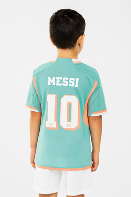 YUTU Boys & Girls Printed Polyester Regular T Shirt(Blue, Pack of 1)
