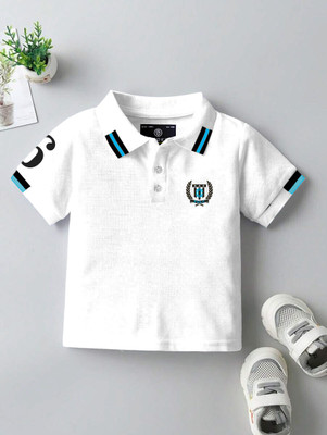 Codez Boys Printed Cotton Blend Regular T Shirt(White, Pack of 1)