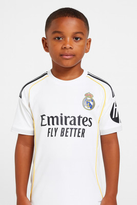 MSV Boys & Girls Printed Polyester Regular T Shirt(White, Pack of 1)