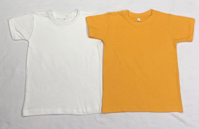 Chakachak Gattu Boys Solid Cotton Blend Regular T Shirt(Multicolor, Pack of 2)