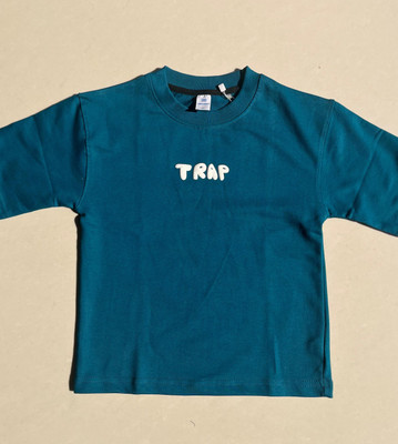 togmito Baby Boys Printed Cotton Blend Regular T Shirt(Green, Pack of 1)