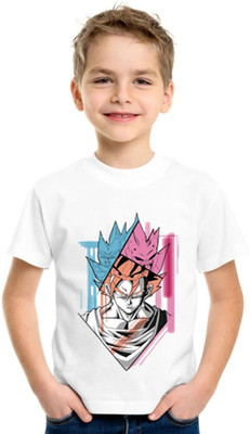 Moody Looks Boys & Girls Printed Polycotton Regular T Shirt(White, Pack of 1)