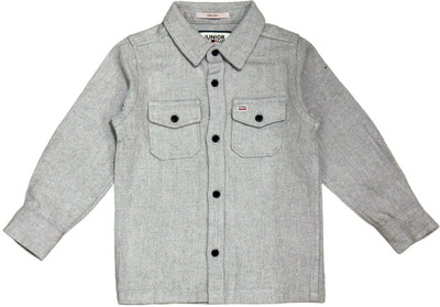 Junior Club Boys Solid Pure Cotton Regular T Shirt(Brown, Pack of 1)