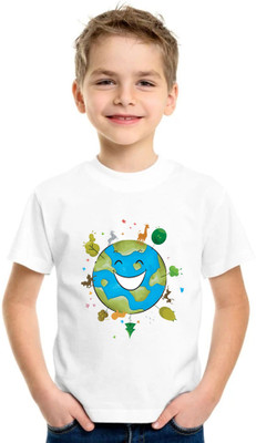 Shubham designer gallery Baby Boys & Baby Girls Solid Cotton Blend Regular T Shirt(White, Pack of 1)