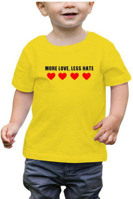 RAINBOWTEES Baby Boys Typography Pure Cotton Regular T Shirt(Multicolor, Pack of 1)