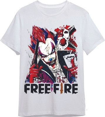 ON TREND Boys & Girls Graphic Print Polyester Regular T Shirt(White, Pack of 1)