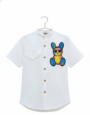 ISHREE Boys Solid Cotton Blend Regular T Shirt(Black, Pack of 1)