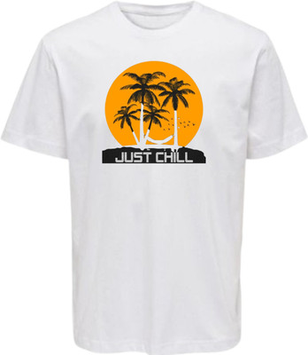 BBZ Boys & Girls Typography, Printed Polyester Regular T Shirt(White, Pack of 1)