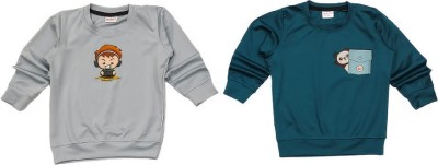 S-KOT Full Sleeve Printed Baby Boys & Baby Girls Sweatshirt