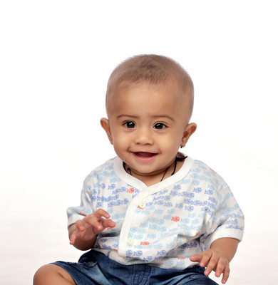 kidzay Baby Boys & Baby Girls Typography Cotton Blend Regular T Shirt(White, Pack of 1)