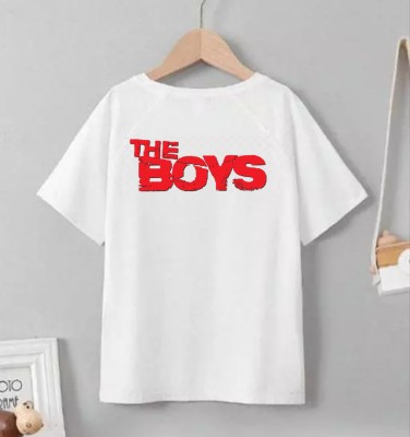 GJ ENTERPRISES Baby Boys & Baby Girls Typography Organic Cotton T Shirt(White, Pack of 1)