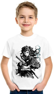 Kid's Yuga Baby Boys & Baby Girls Printed Polyester Regular T Shirt(White, Pack of 1)