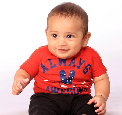 kidzay Baby Boys & Baby Girls Printed Cotton Blend Regular T Shirt(Red, Pack of 1)