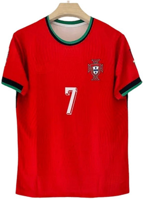 PRASEL Printed Men Round Neck Red T-Shirt