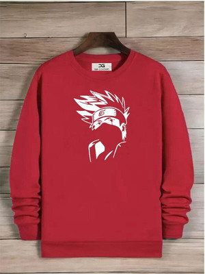 Tripcolos Collection Boys Printed Cotton Blend Regular T Shirt(Red, Pack of 1)