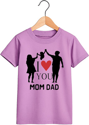 BHAIJIFASHION Boys Printed Polyester Regular T Shirt(Purple, Pack of 1)