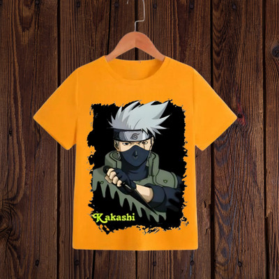 Adishree Boys & Girls Printed Polycotton Regular T Shirt(Purple, Pack of 1)