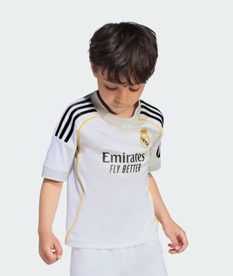 Ryze Boys & Girls Printed Polyester Regular T Shirt(White, Pack of 1)